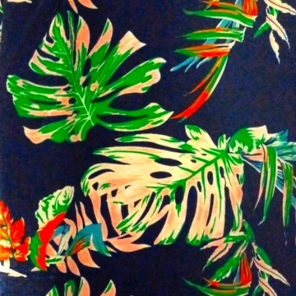 ROSSO MILANO ITALY Tropical Print Shirt, XXL  🏖 - Picture 7 of 7